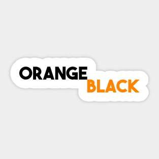 Orange is the new black Sticker